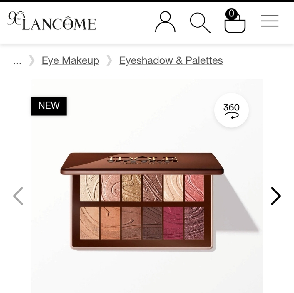 Lancôme Idôle Café Crush Palette